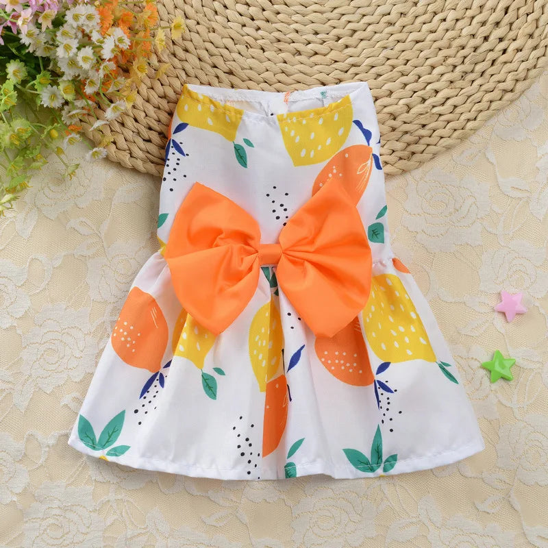 Summer Pet Flower Dress.A0148