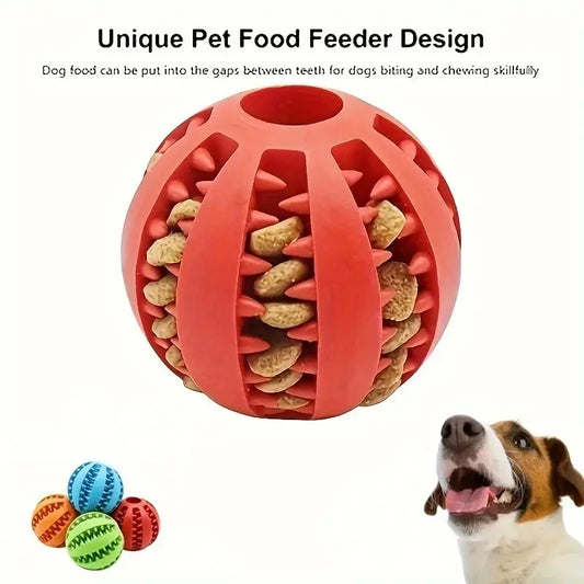 Dog Toy Ball Dog Pet Food Treat Feeder A0235