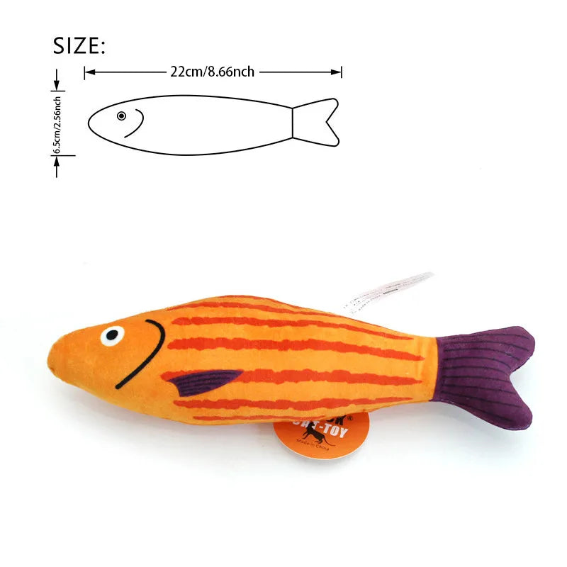 3D Fish Cat Toy with Catnip  A0231