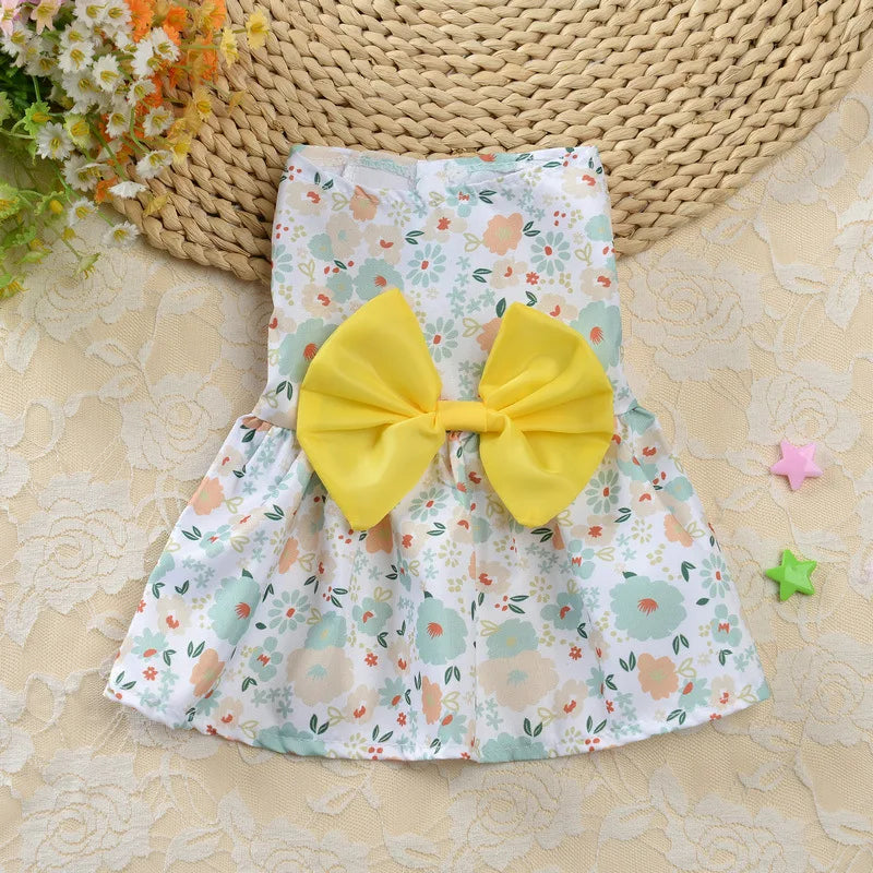 Summer Pet Flower Dress.A0148