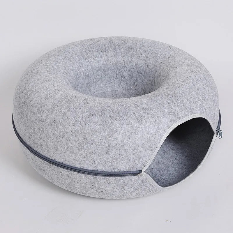 Donut Cat Bed & Tunnel A0252