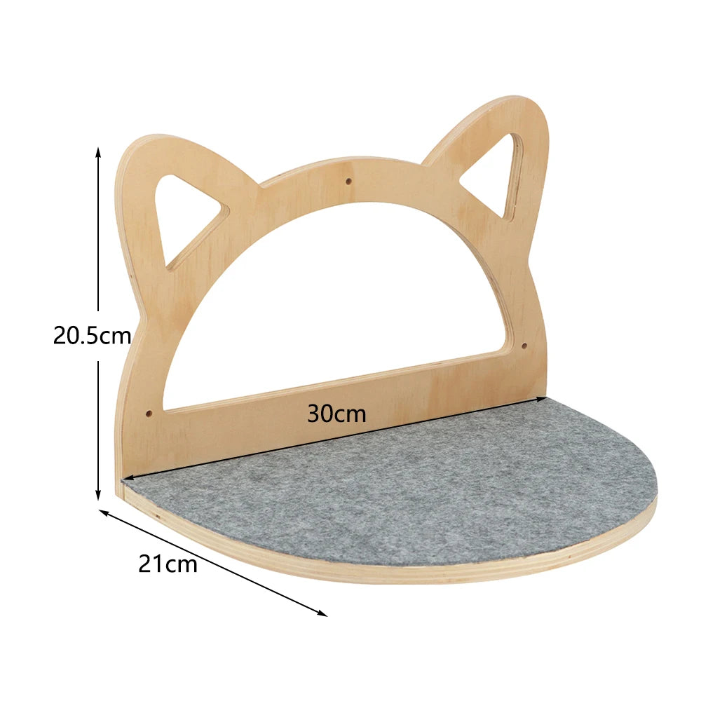 Wall-Mounted Cat Climbing Shelf A0268