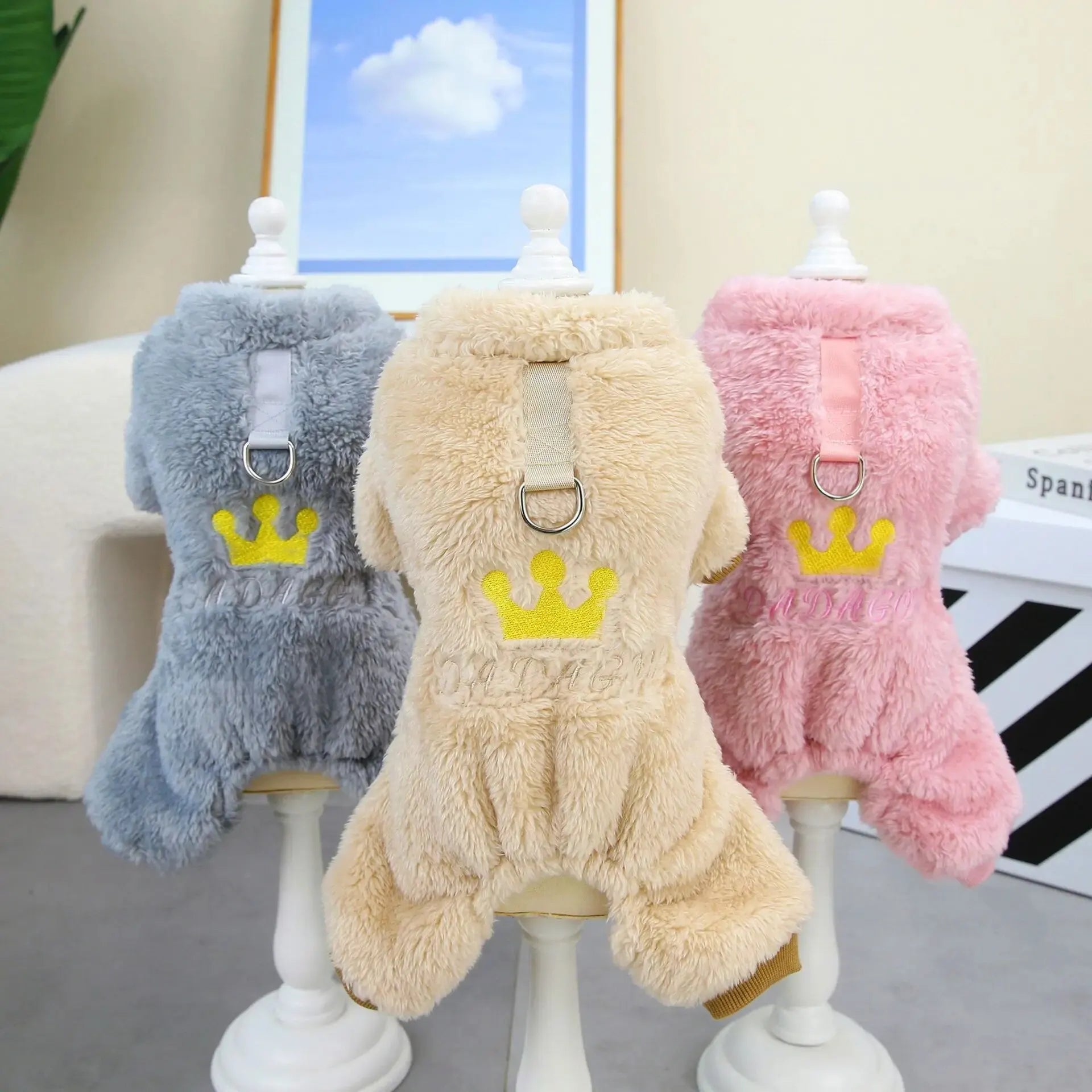 Soft Fleece Dog Jumpsuit A0185