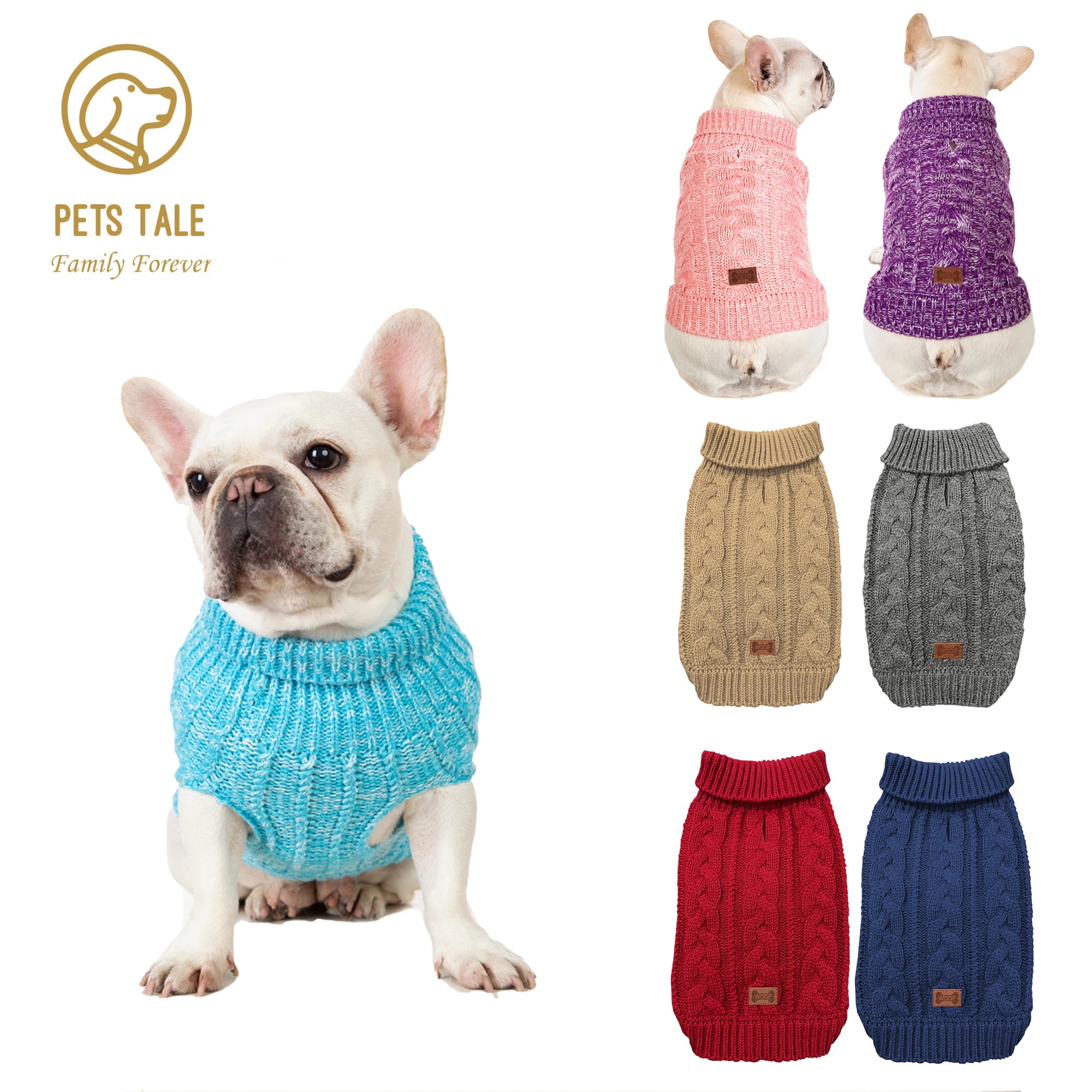 Knitted Pet Sweater A0179