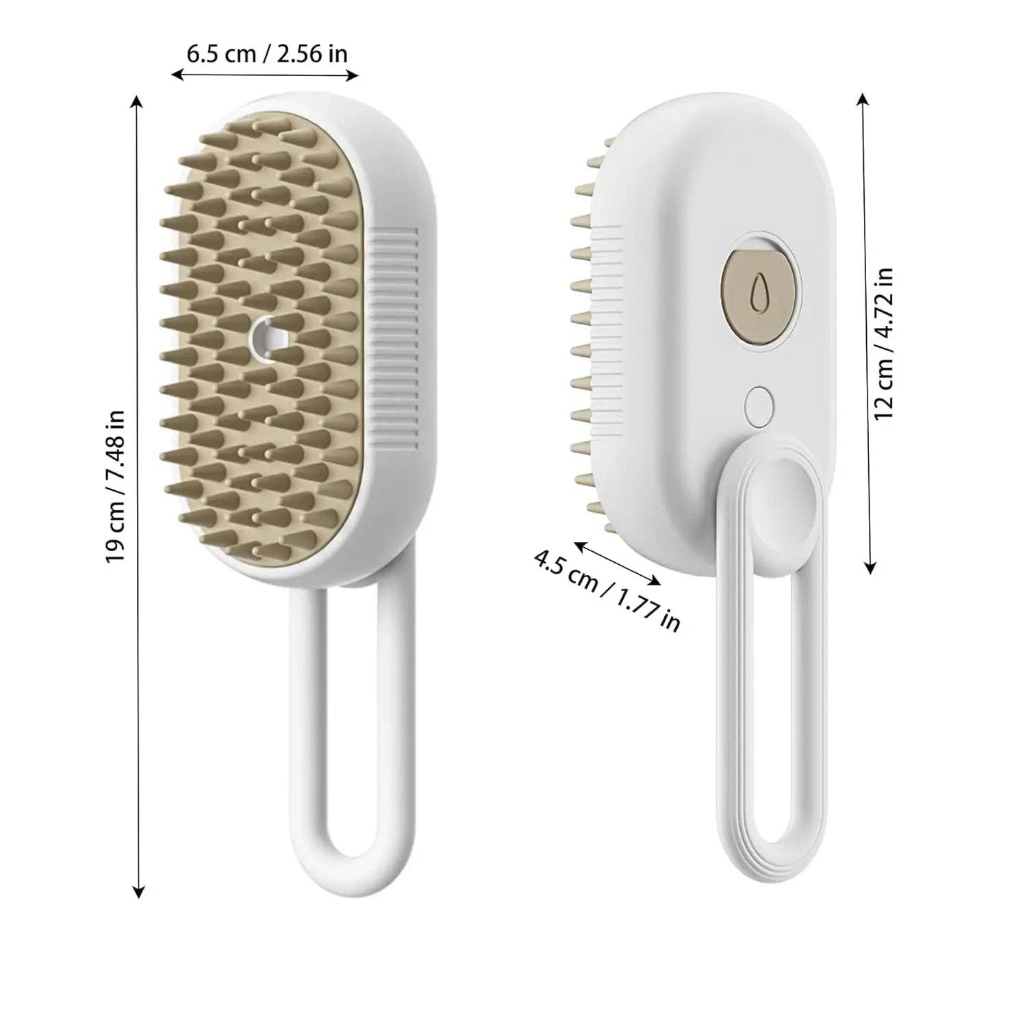 3-in-1 Electric Steamy Pet Grooming Brush A0429