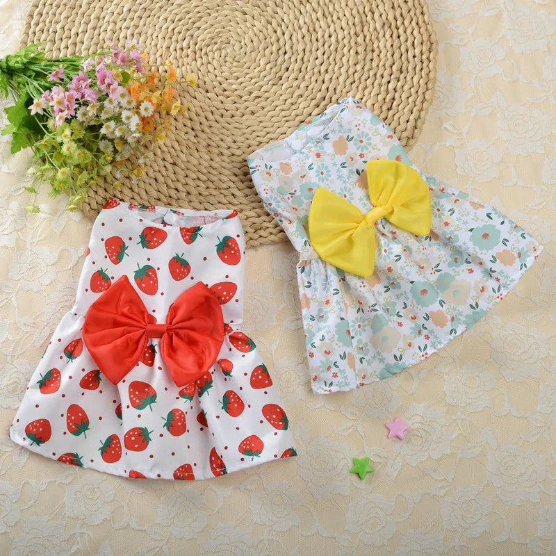 Summer Pet Flower Dress.A0148