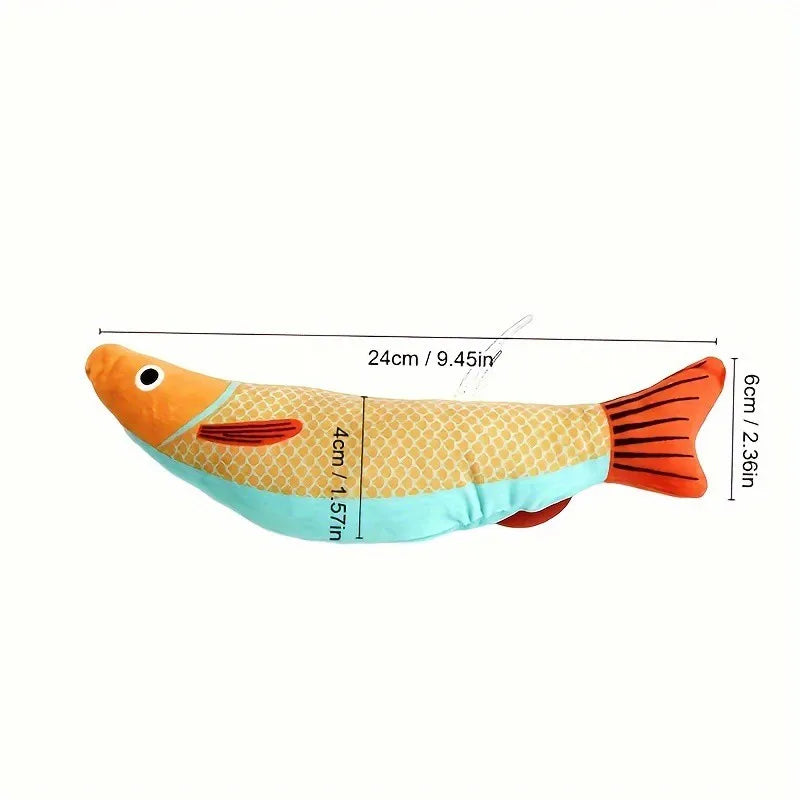 3D Fish Cat Toy with Catnip  A0231