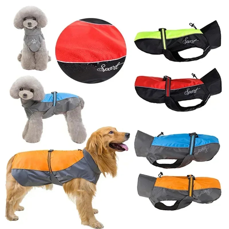 Dog Raincoat, Waterproof, Reflective A0021