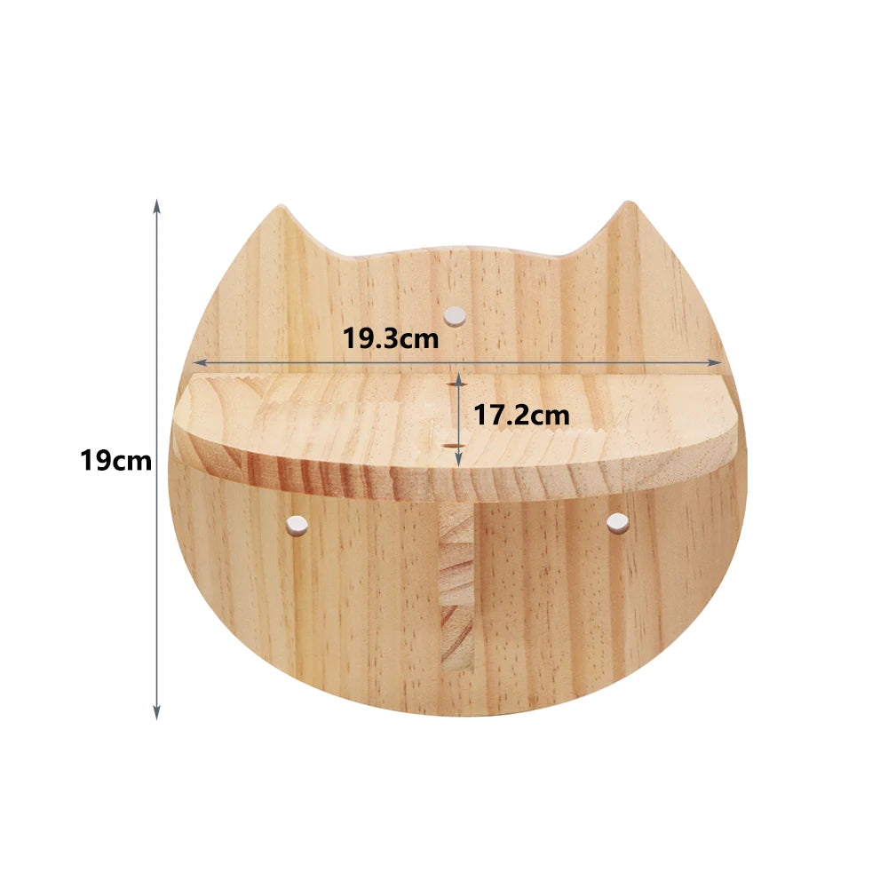 Wall-Mounted Cat Climbing Shelf A0268