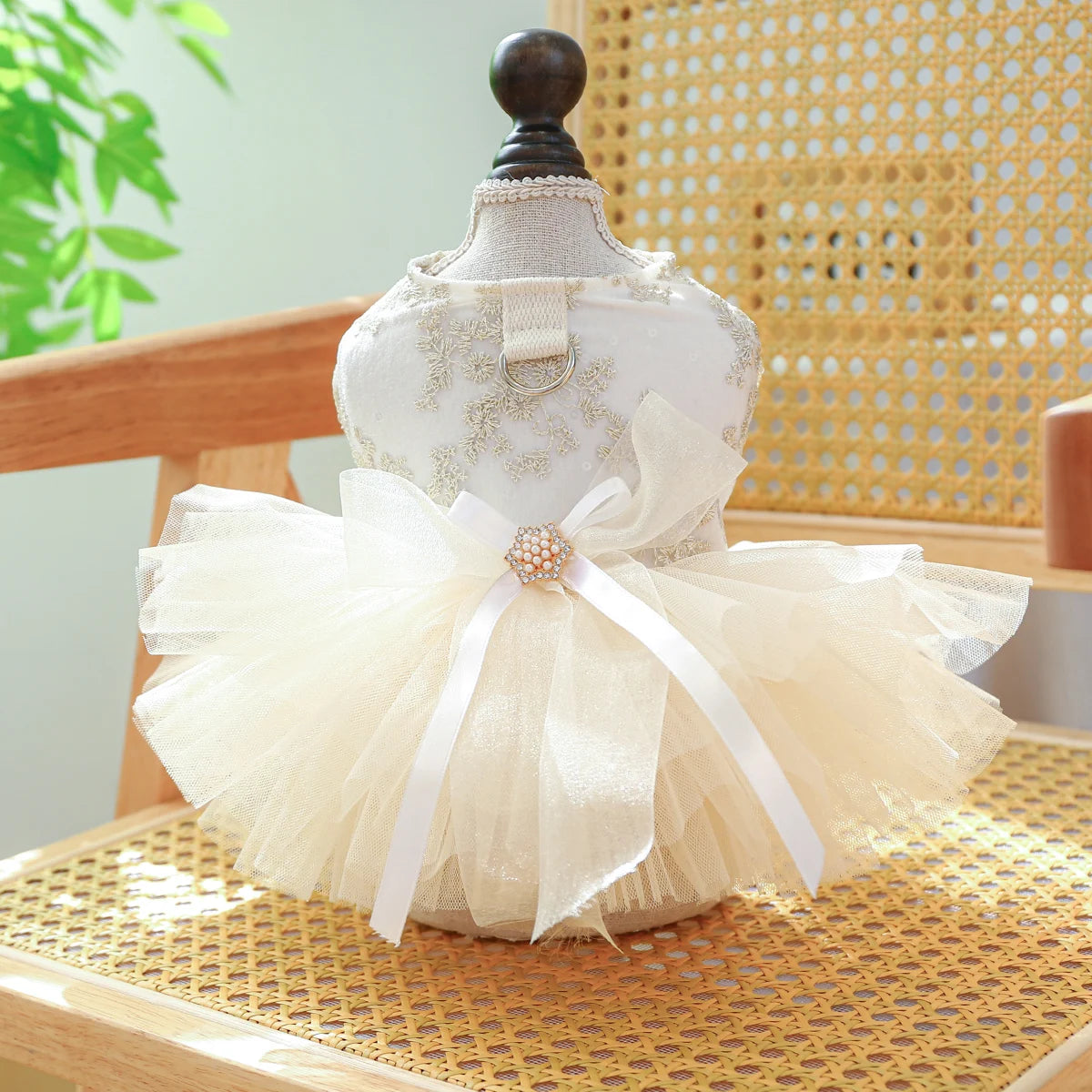 Breathable Pet Wedding Dress A0401