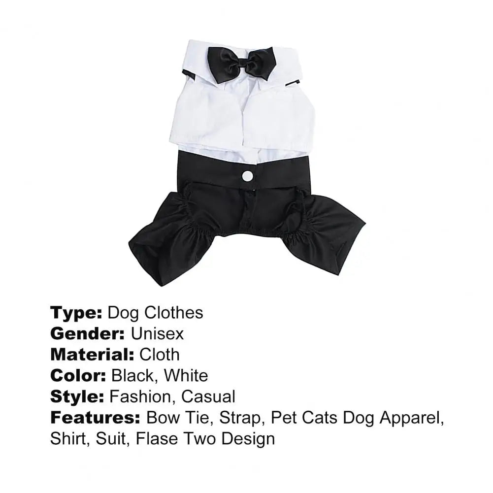 Dog Bow Tie Tuxedo, Wedding Suit. A0024