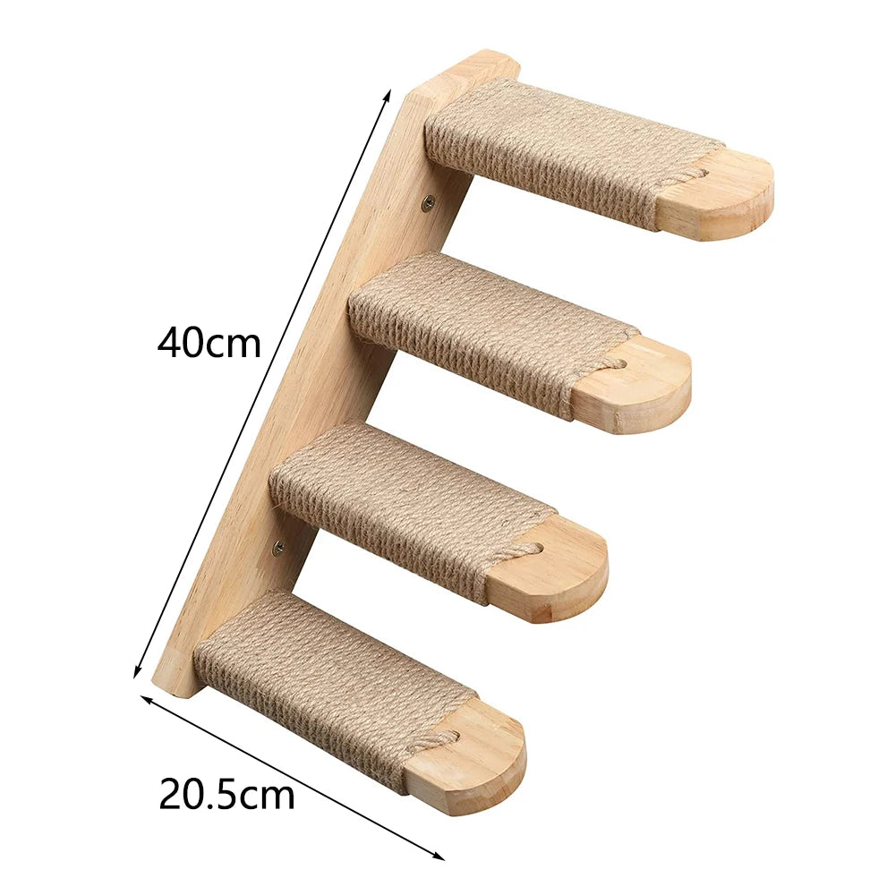 Wall-Mounted Cat Climbing Shelf A0268