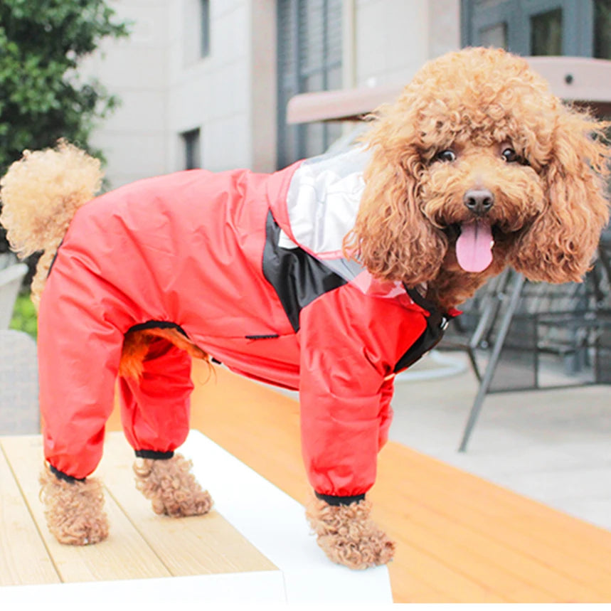 Pet Dog Raincoat - Waterproof Jumpsuit A0152