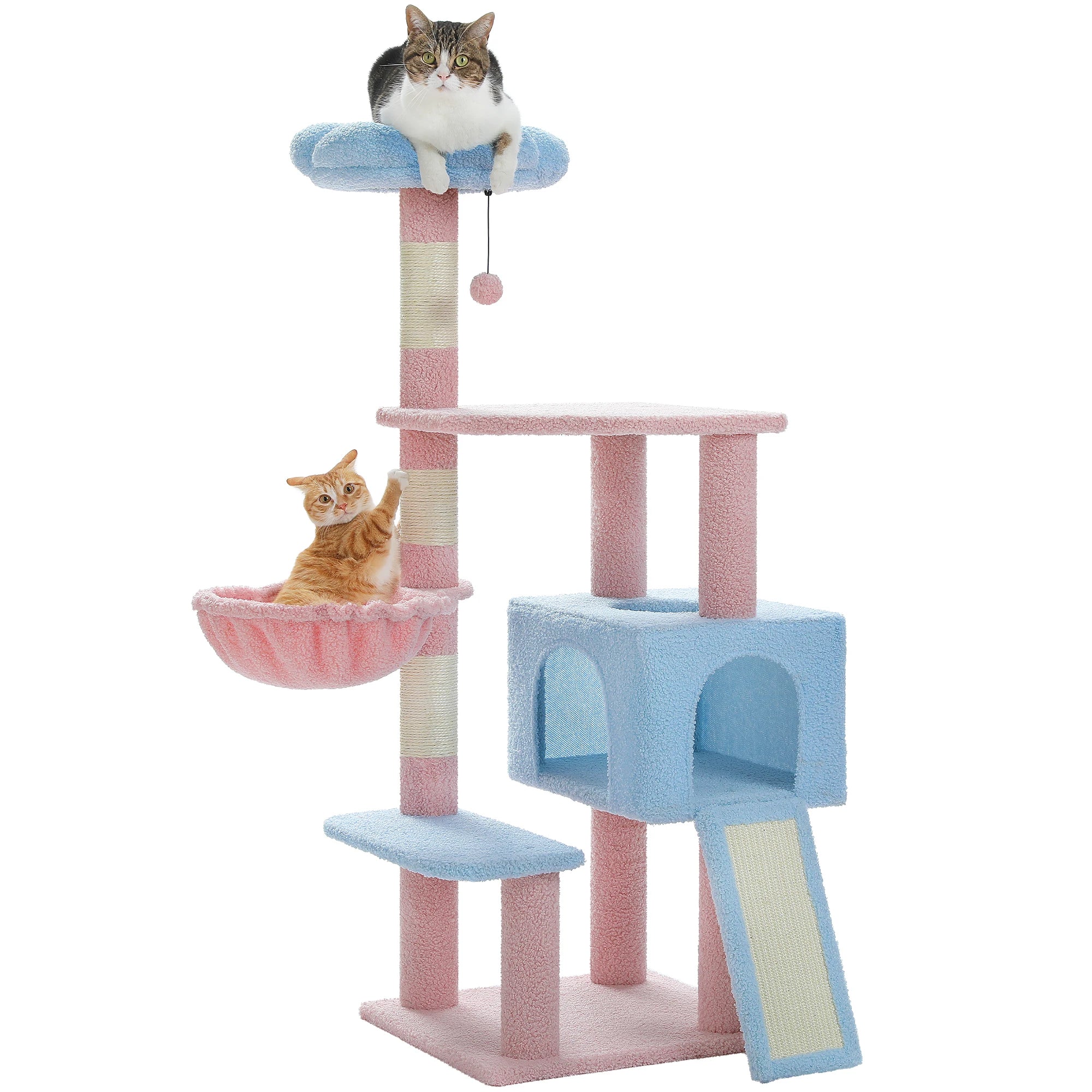 120cm Multi-Level Flower Cat Tree A0281