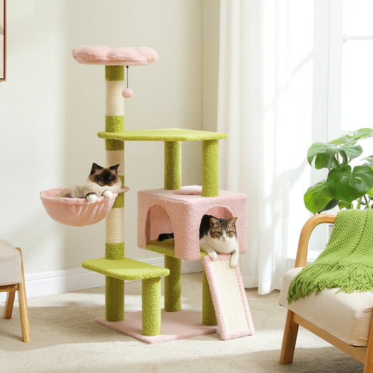 120cm Multi-Level Flower Cat Tree A0281