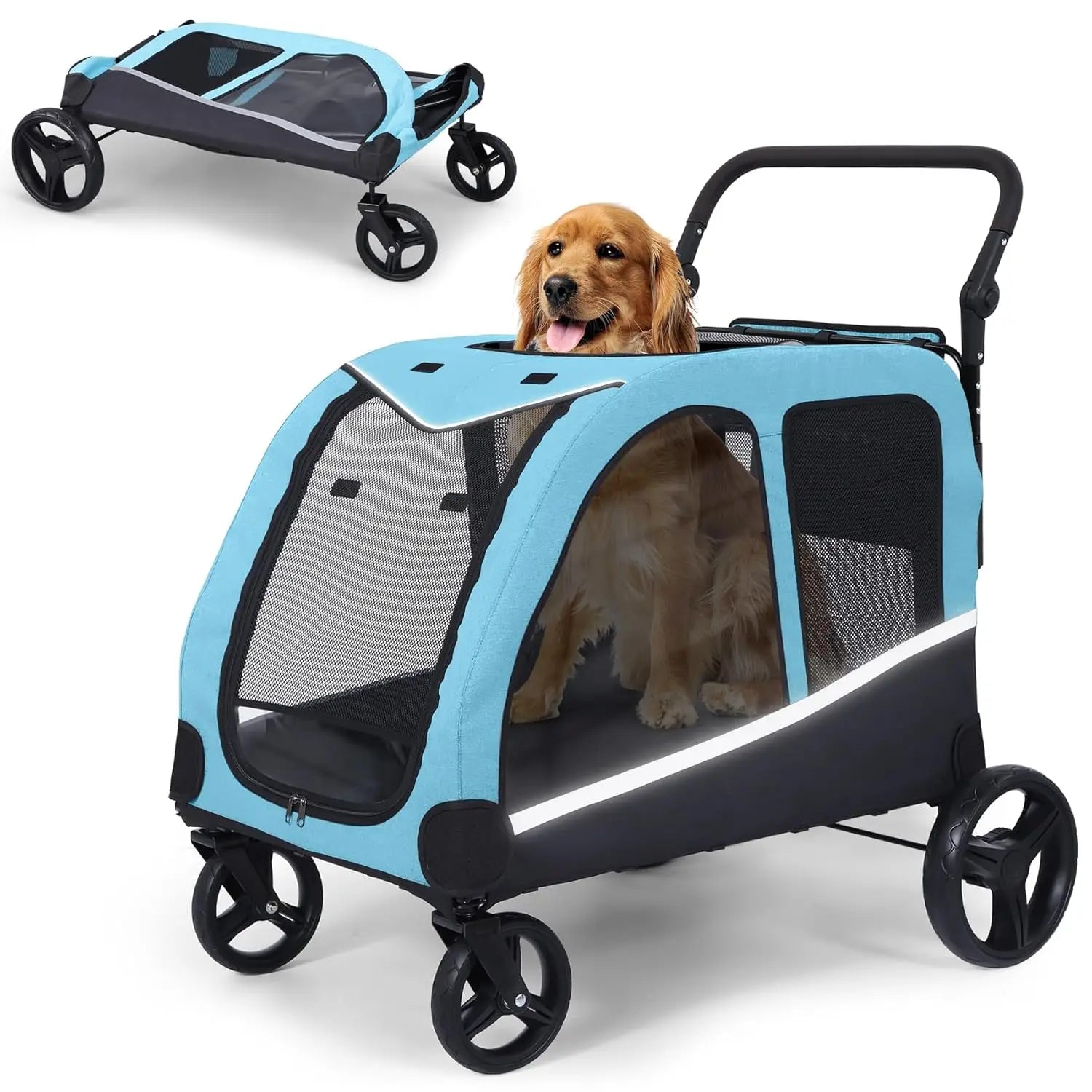 Large Dog Stroller for 2 Pets A0076