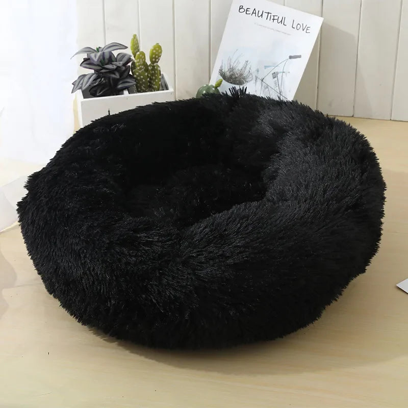 Round Plush Cat Bed A0050