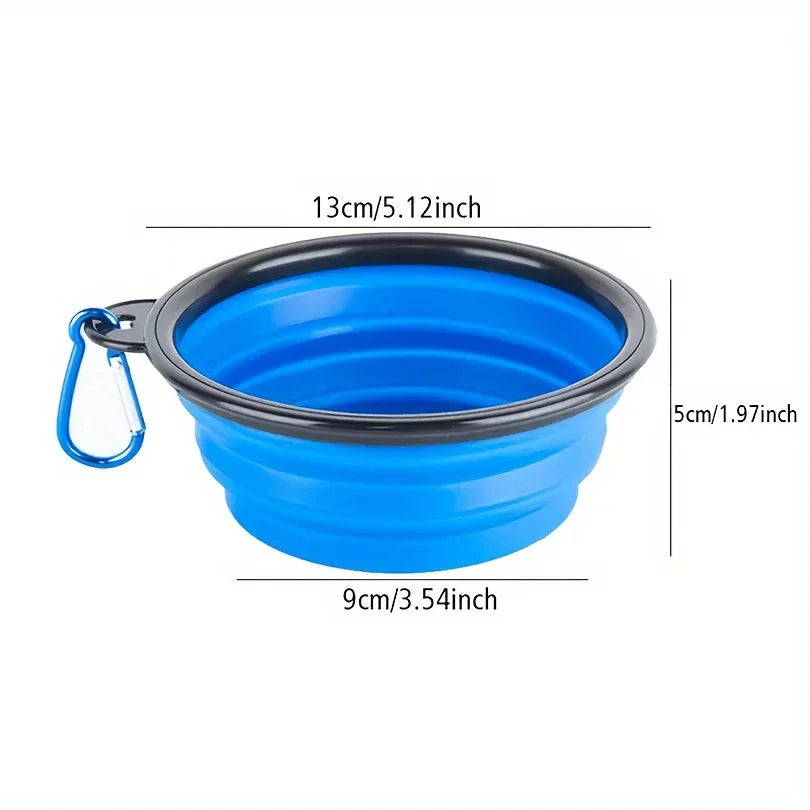 1pcs Pet Folding Bowl, Portable. A0012