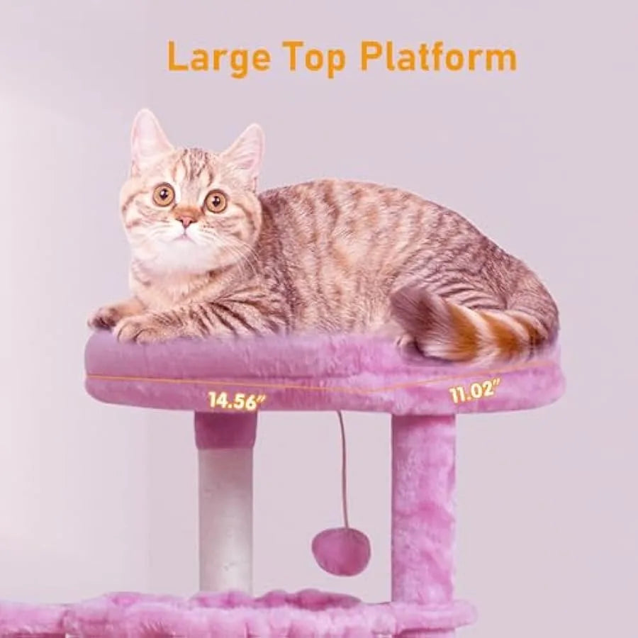 Cat Tree with Sisal Post & Hammock A0311