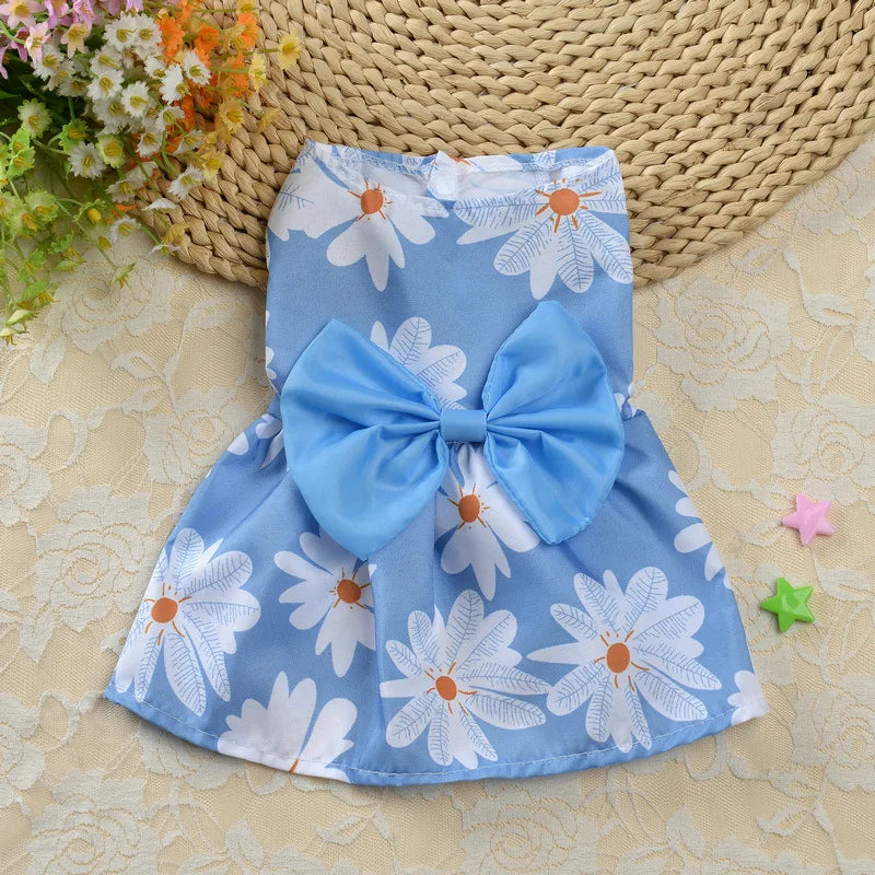 Summer Pet Flower Dress.A0148