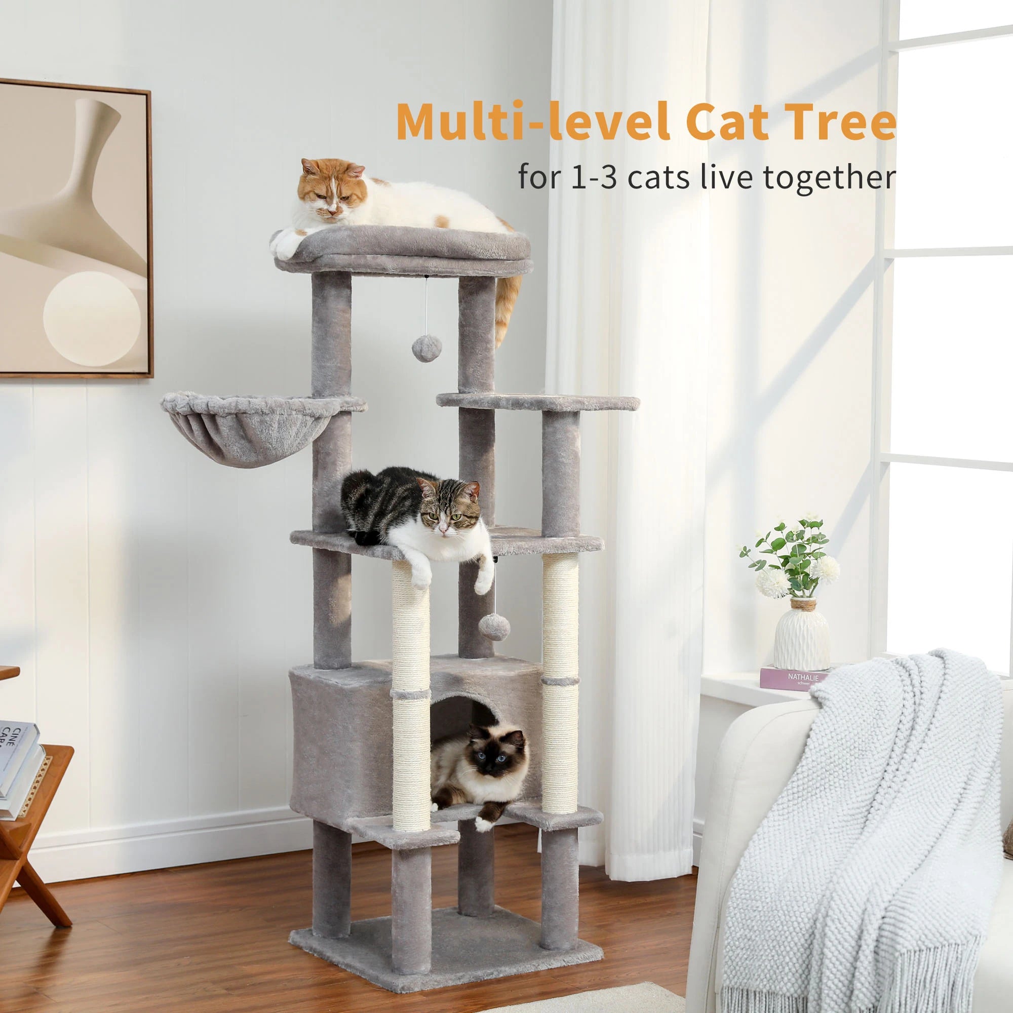 Cat Climbing Frame Scratching Post Tree Toy Gym A0289