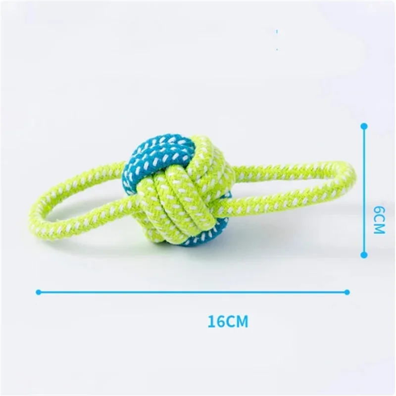 Cotton Rope & Ball Dog Toy A0247