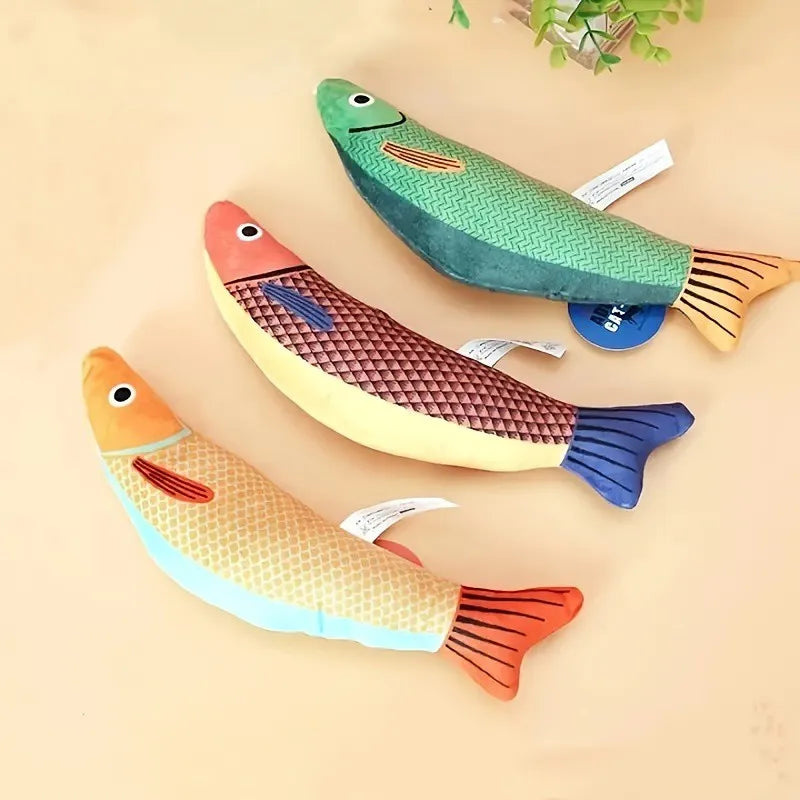 3D Fish Cat Toy with Catnip  A0231