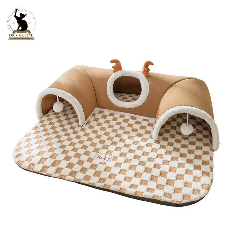 Cat Tunnel Bed House A0388