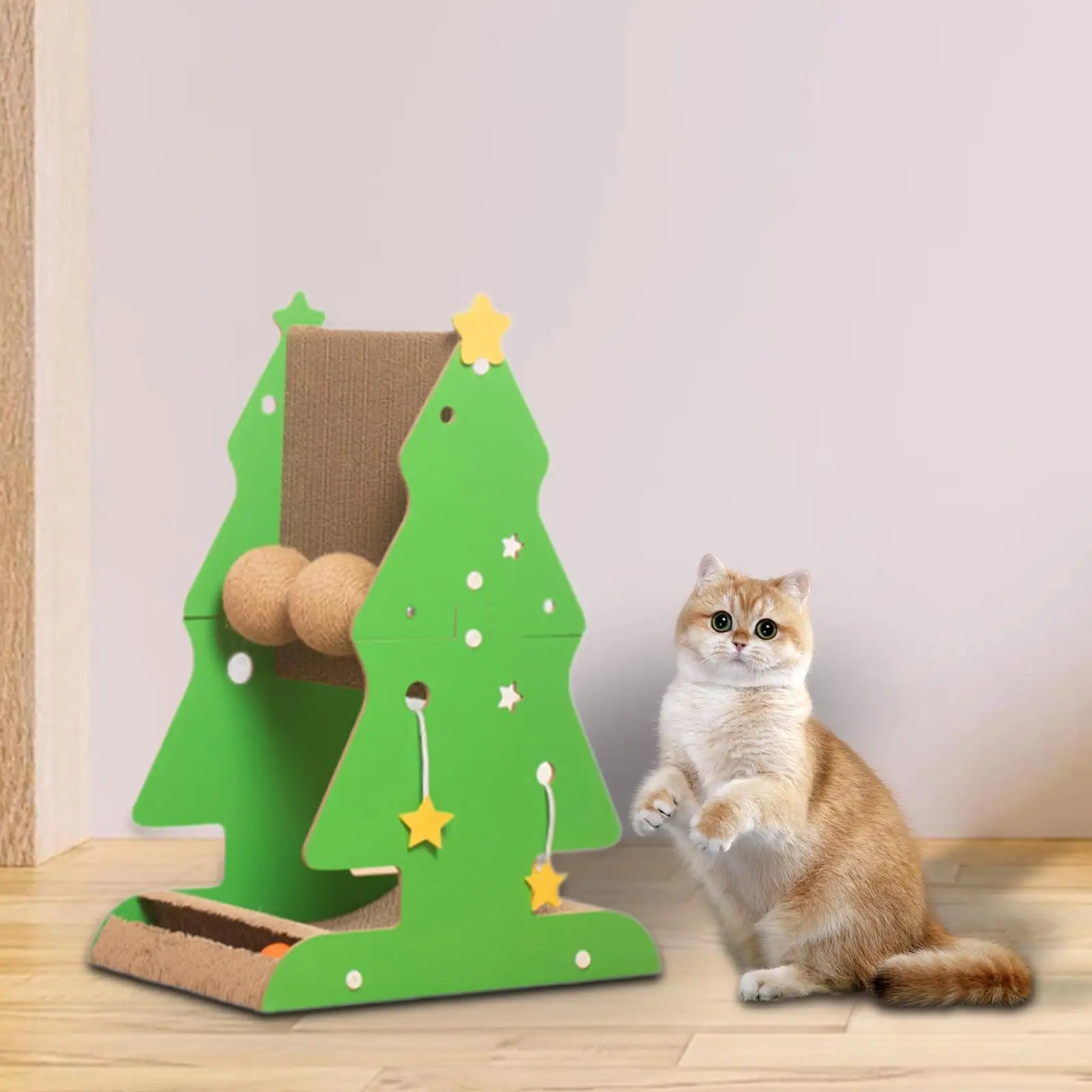 Christmas Tree Cat Scratcher A0278