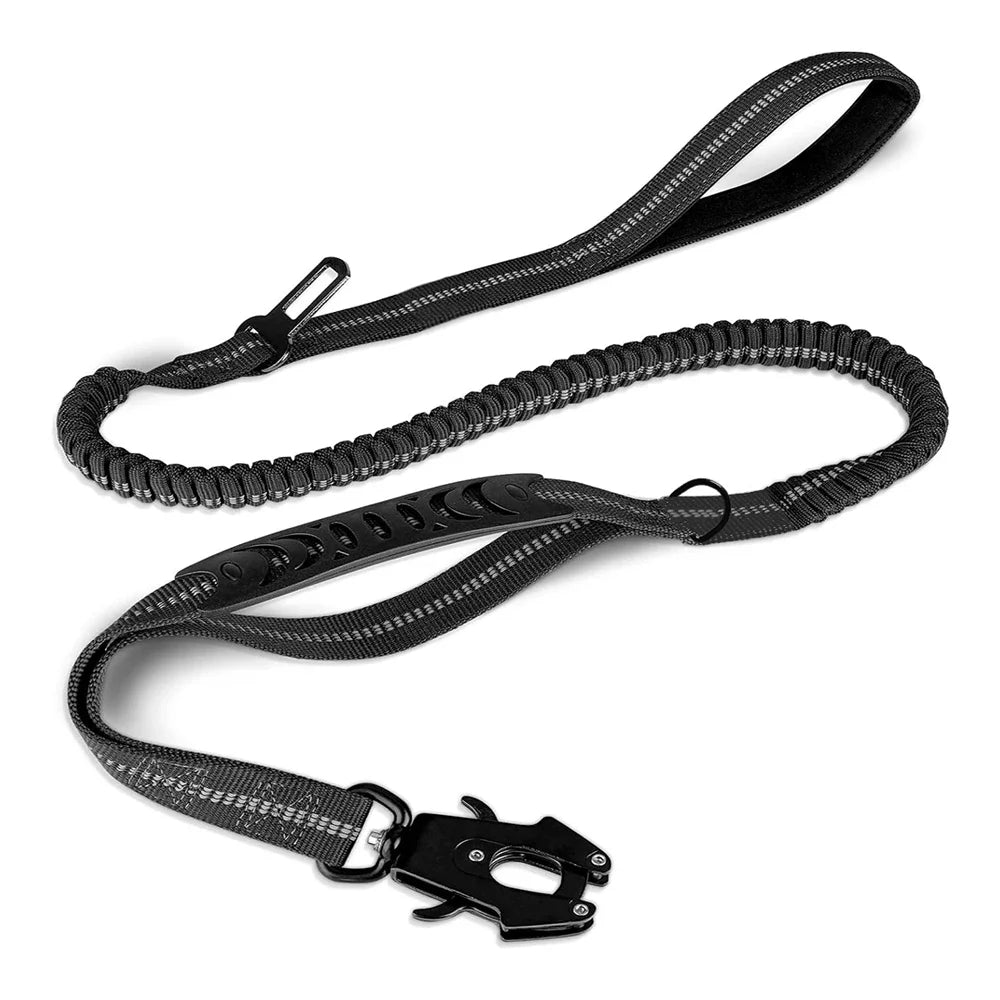 Reflective Shock Absorbing Bungee Dog Leash A0295