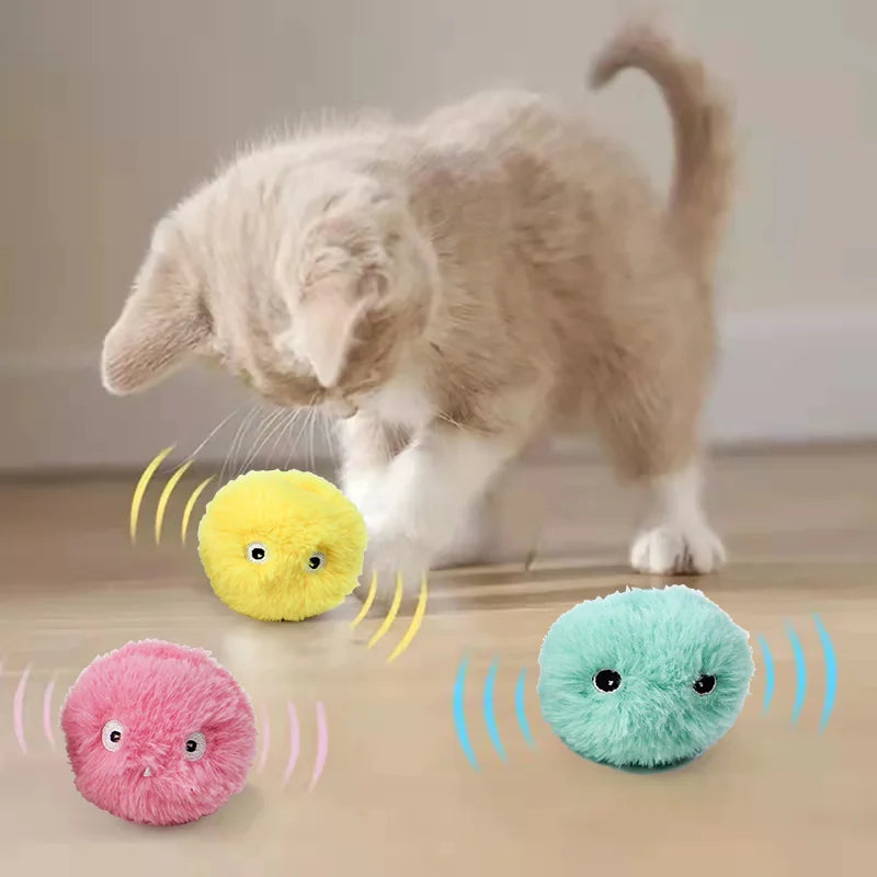 Interactive Electric Catnip Toy Ball A0306