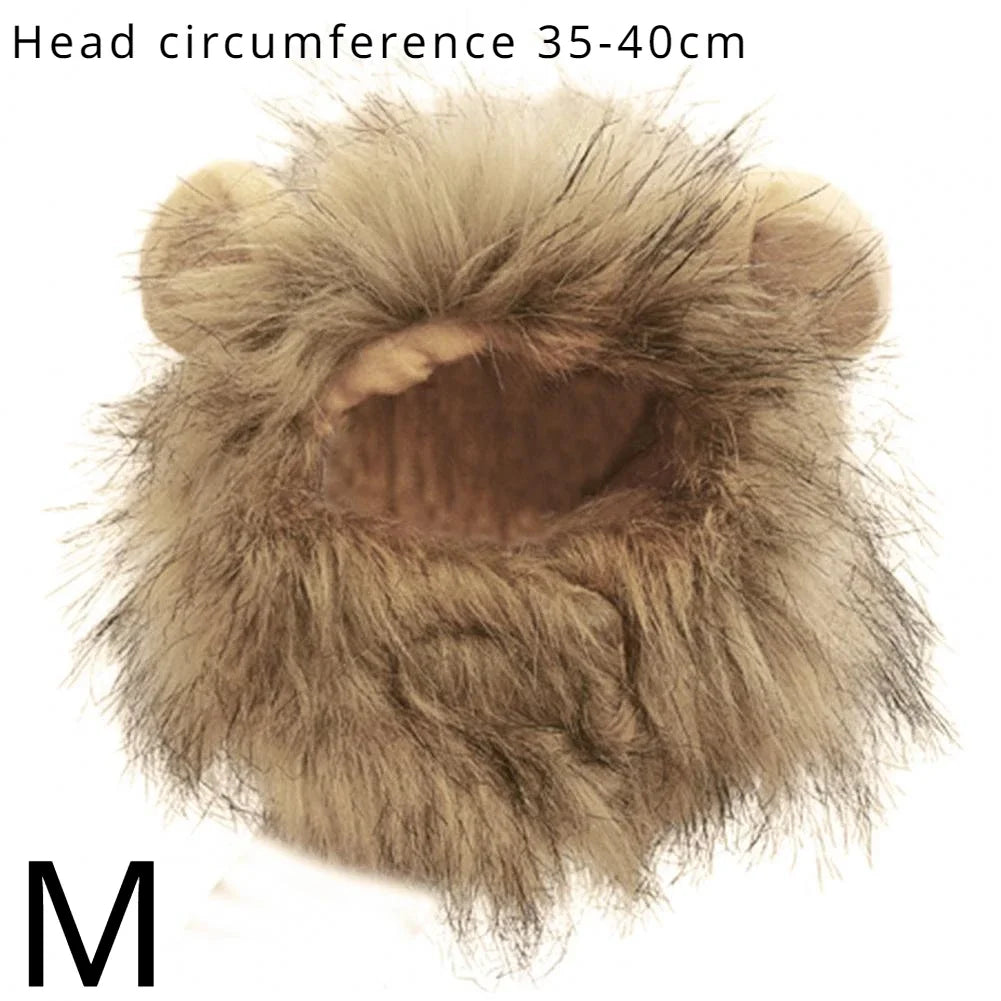 Lion-Style Pet Hat A0217