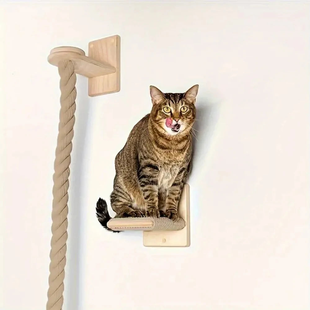 Wall-Mounted Cat Climbing Rope A0286