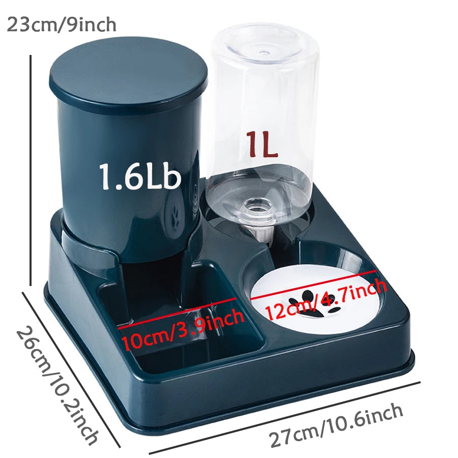 2-in-1 Automatic Pet Feeder & Waterer A0325