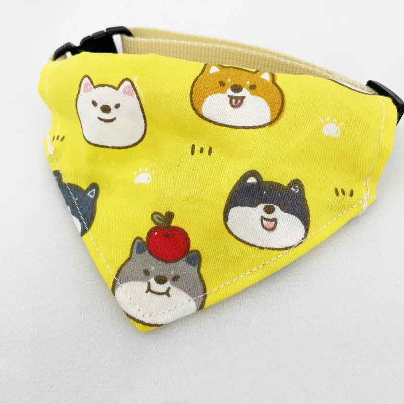 Adjustable Cat & Dog Bandana Collar A0196