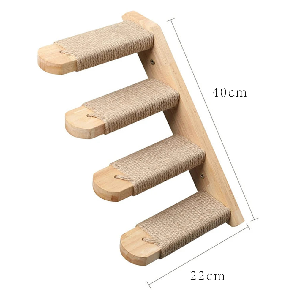 Wall-Mounted Cat Climbing Frame A0270