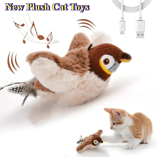 Interactive Catnip Bird Cat Toy A0208