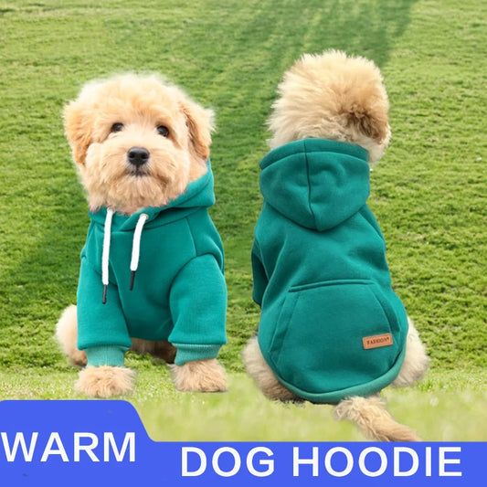 Small & Medium Dog Outdoor Fleece Hoodie A0126