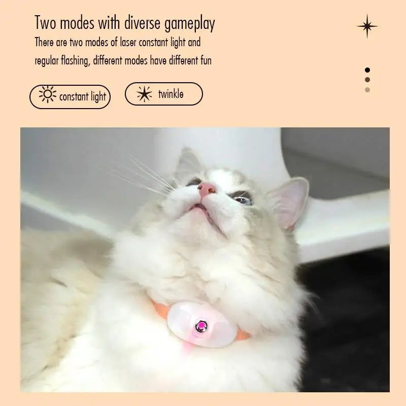 USB Rechargeable Laser Cat Collar  A0432