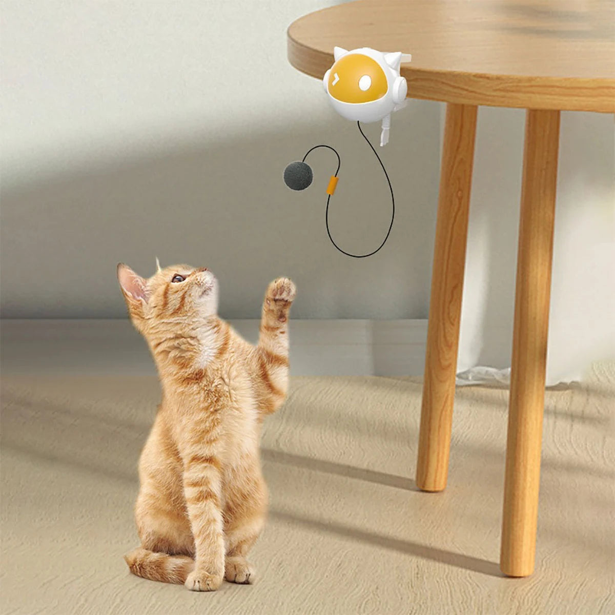 White Electric Cat Toy A0227