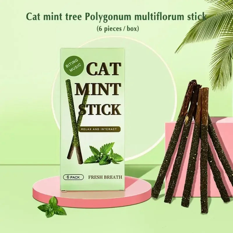 Natural Matatabi Sticks –  Mint Cat Chew Toy A0250