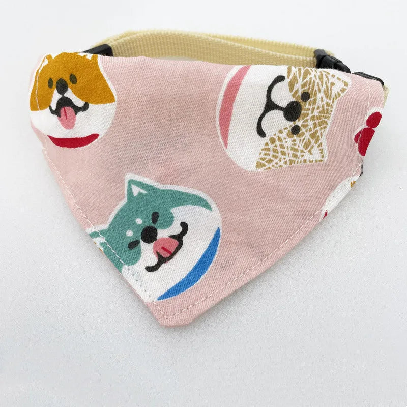 Adjustable Cat & Dog Bandana Collar A0196