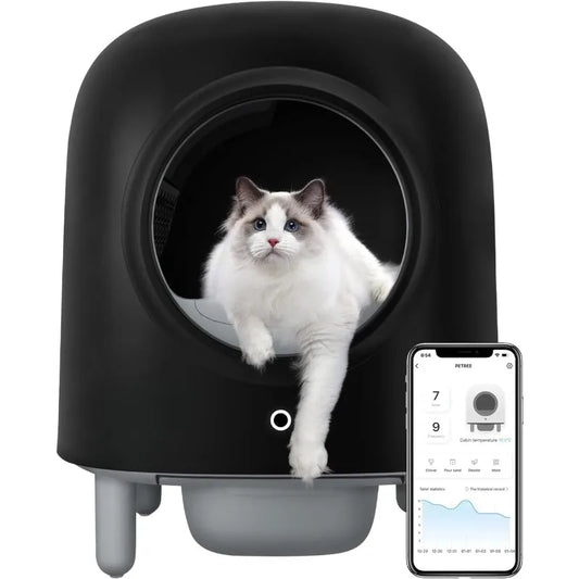 Automatic Cat Litter Box, Wi-Fi Enabled with Smart App Monitoring A0354