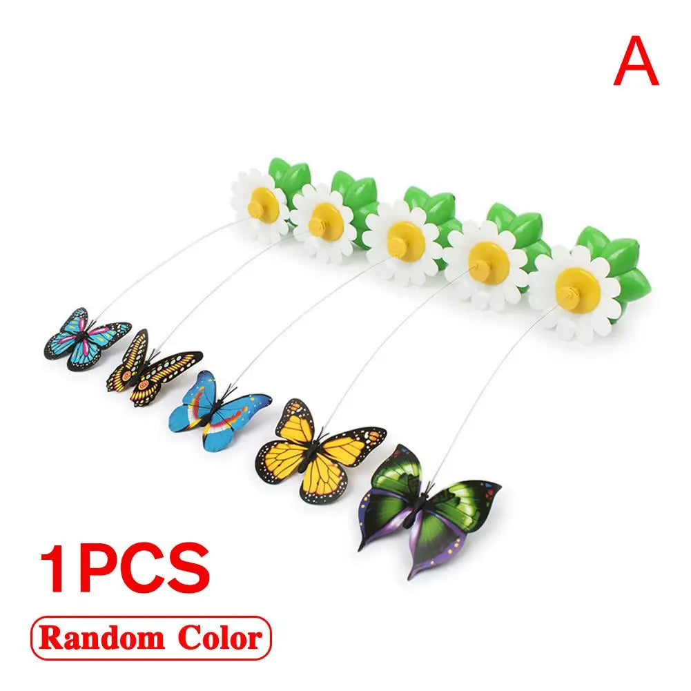 1PCS Electric Butterfly Cat Toy A0363