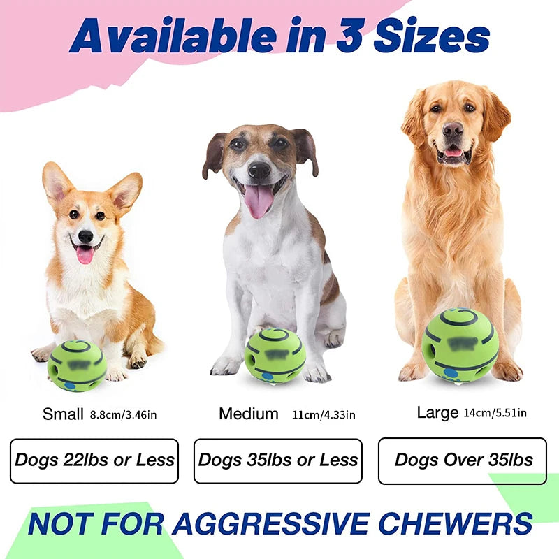 Self-Activated Squeaky Chew Ball A0248