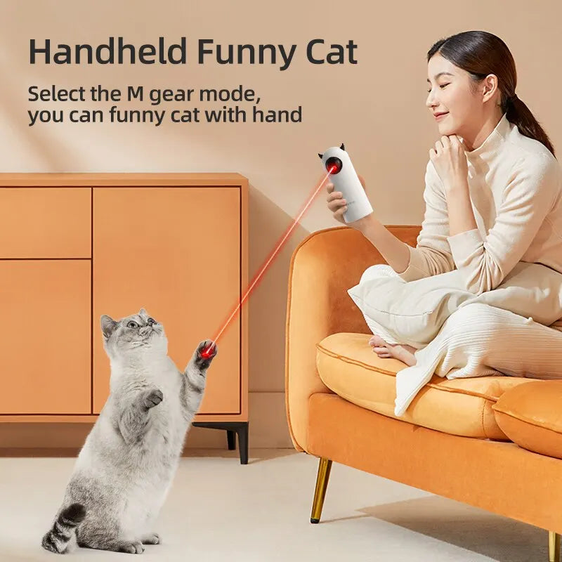 Smart Interactive LED Laser Cat Toy A0396