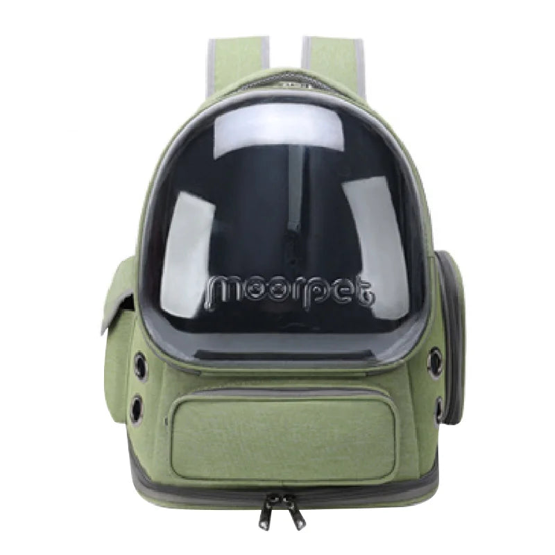 Transparent Pet Backpack Breathable Travel Carrier A0448