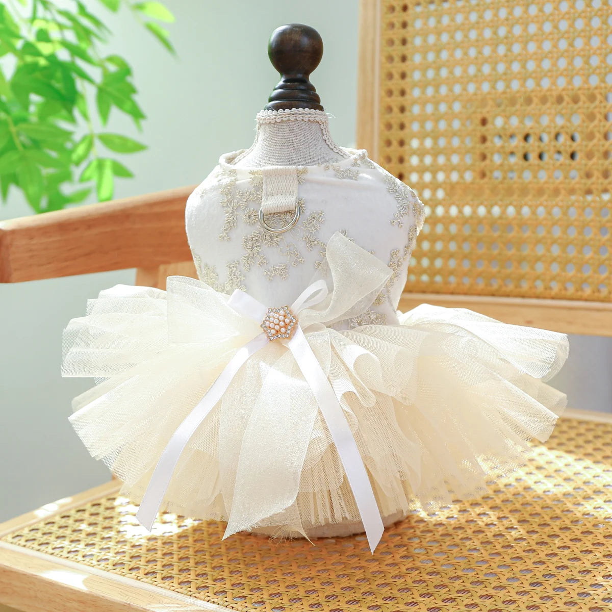 Breathable Pet Wedding Dress A0401