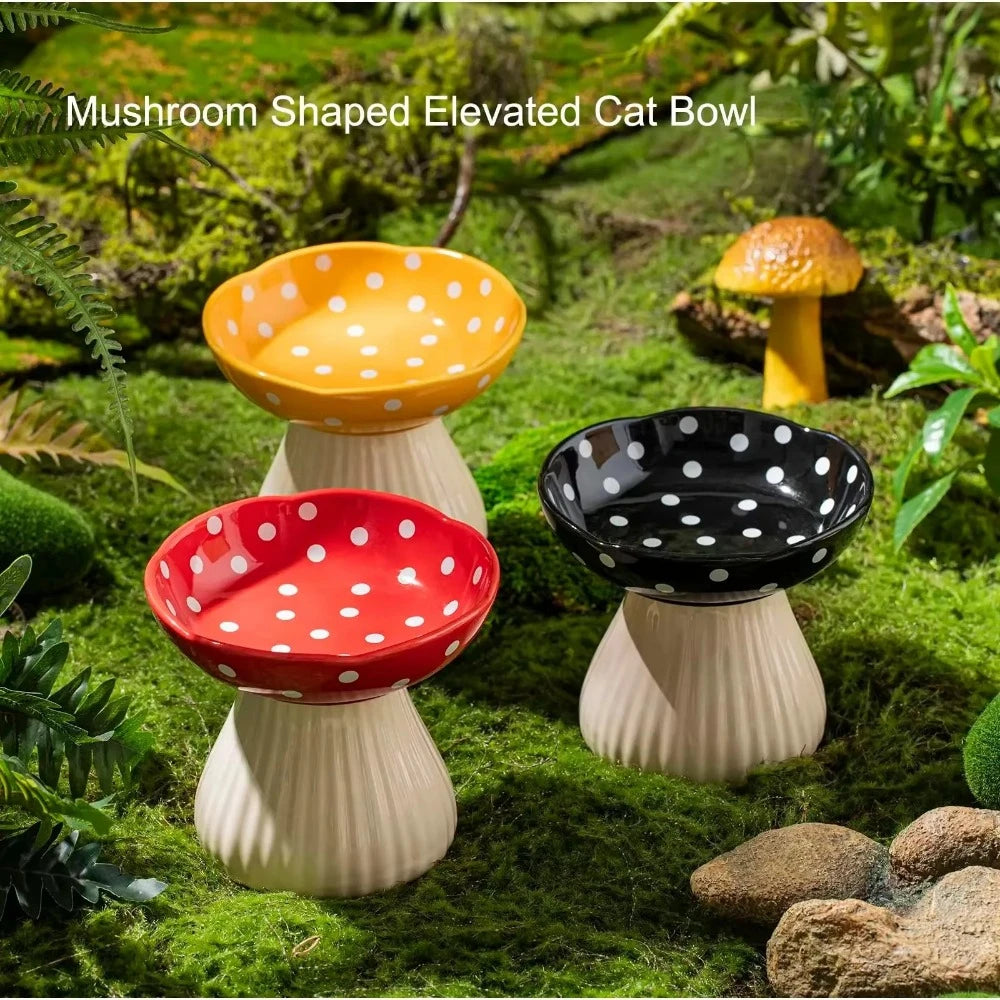 Mushroom Cat Bowl A0383