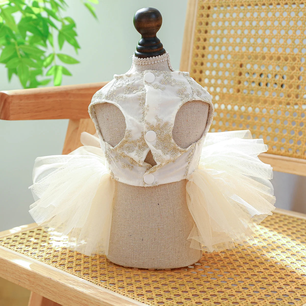 Breathable Pet Wedding Dress A0401